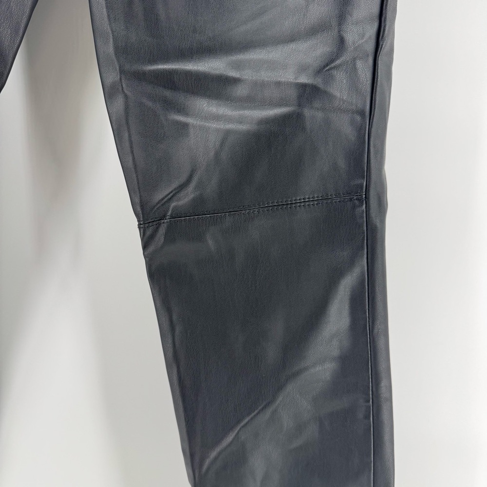Free People Vegan Leather High Rise Pant Black Women's Sz 28 - Picture 7 of 13